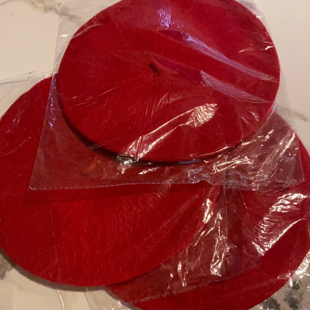 COPY - Brand New Red beret hat